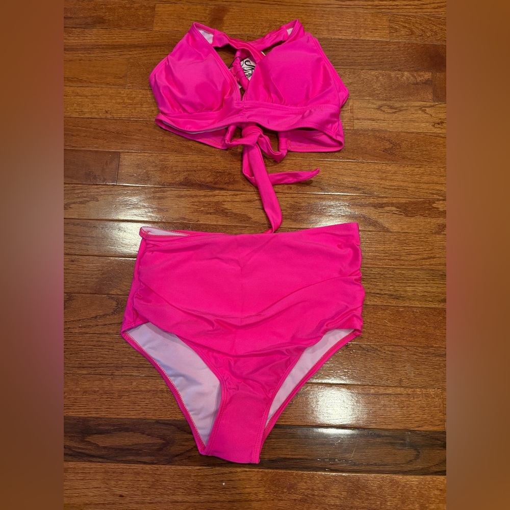 Sporlike Pink Bikini Set
